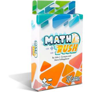 Matematik Rush: Tilf?jelse og subtraktion (bind 1) - Et samarbejdsvillig tidsbaseret matematik -flashkortspil til b?rn 8-12 puslespil og sjove ti