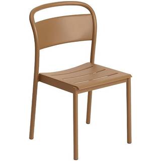 Muuto Linear steel side chair stol Burnt orange