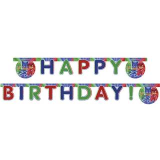 Pyjamasheltene Happy Birthday banner