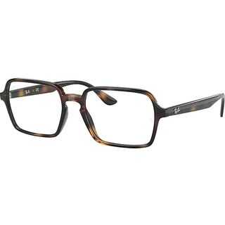 Ray - Ban Unisex RX7198 8083 Optiske stel Injiceret Grå Transparent Firkantet Normal