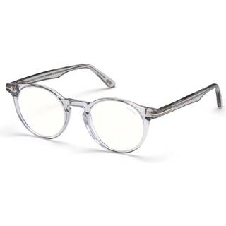 TOM FORD Unisex FT5557-B 045 Optiske stel Acetat Brun Rund Normal