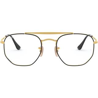 Ray - Ban Unisex RX3648V THE MARSHAL 2946 Optiske stel Metal Sort Transparent Geometrisk Normal