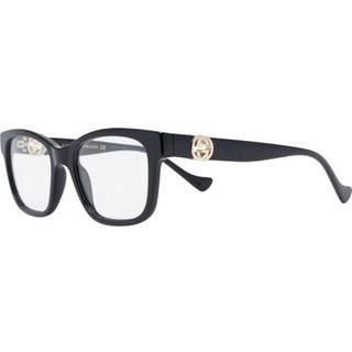 Gucci GG1025O 003 51 Briller Kvinder Black - Shiny Black - 51mm