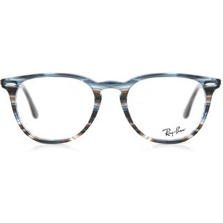 Ray-Ban RX7159 5750 50 Briller Mænd Blue - Blue Grey Stripped - 50mm