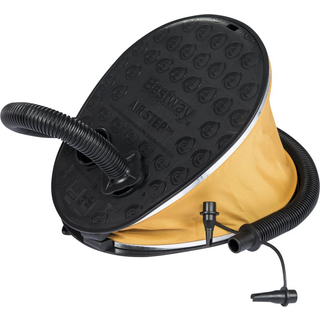 Fodpumpe Bestway Air Step Pro 1600 Orange + fleksibel slange + ventiladaptere