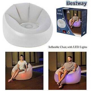 Bestway LED-Lys Luft stol 102 x 97 x 71 cm