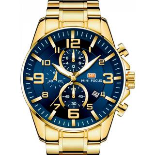 Megir Mini Focus MF0278G.04 - Herre - 46 mm - Analog - Quartz - Mineralglas