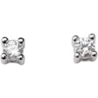 Pico Cecilie Crystal Stud - S-Clear sølv