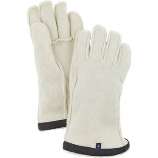 Heli Ski Wool Liner - 5 finger Off White (11)