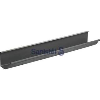 VM Zinc tagrende 0,80x400 mm 1/4-rund. Med folie. Lgd. a 3 mtr. Quartz. -Tages ikke retur-
