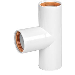 Faluplast 2316120 T-stykke 3 ærmer, med gummipakning 40 mm