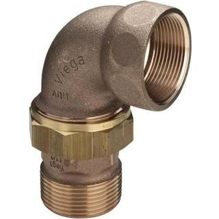 Viega Vinkelunion muffe-nippel 3/4"