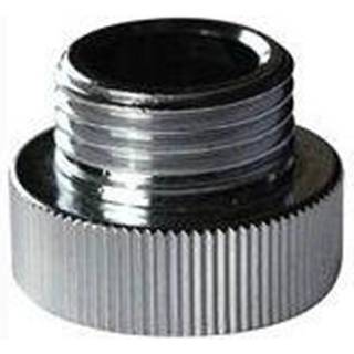 Overgangsmuffe 3/4" x 1/2", krom