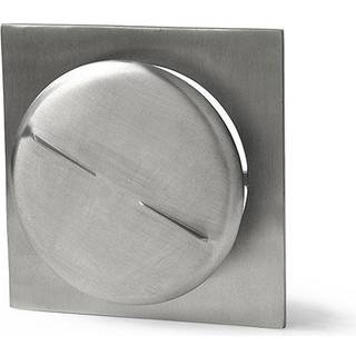 Habo 85 Tallerkenventil firkantet, aluminium 100 mm