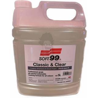 Soft99 Classic & Clear - Creamy Shampoo & Snow Foam 5L