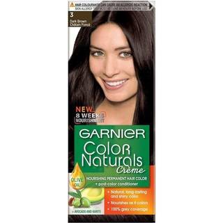 Garnier Color Naturals Creme Hårfarve Skygge 3 Natural Dark Brown 1 stk. - 1 stk.
