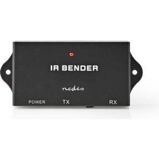 Nedis - IR Fjernbetjening Extender | Signalområde: 7.0 m | 3 Enheder | ABS | Sort - IREX050BK
