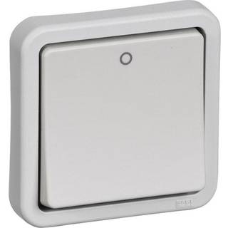 LK OPUS 74 afbryder 2-pol 440V 1 modul, lysegrå