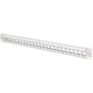 DIGITUS DN-91410-LF Modular Patch Panel for Keystone Jack 1U Rack Mount 24-port blank