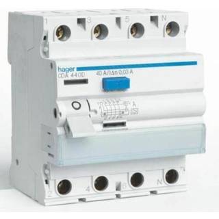 Wexøe PFI afbryder 4P 40A/300mA