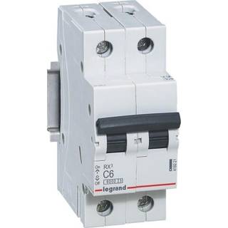 Legrand RX³ MCB automatsikring C10 2pol 2M 6000A