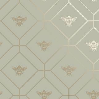 Albany Wallpaper Honeycomb Bee 13080