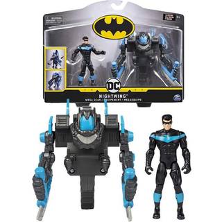 Batman MegaGear figursæt 10 cm - Batman blå
