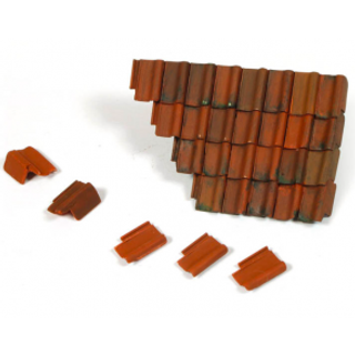 Damaged Roof Section and Tiles