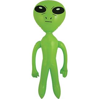 Oppustelig alien 64 cm