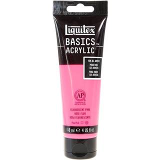 Basics Acrylfarbe 118ml - Rosa Fluo