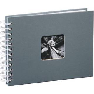 Hama "Fine Art" Spiral Album 24 x 17 cm 50 White Pages grey