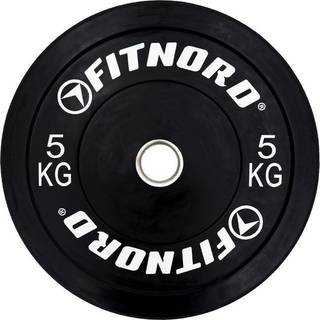 FitNord Bumper Black, Vægtskiver Bumper Vægt 25 kg