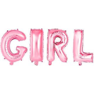Folieballon GIRL rosa, 41 cm