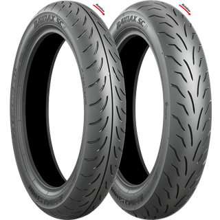 Bridgestone Battlax SC F ( 90/90-14 TL 46P M/C, Forhjul )