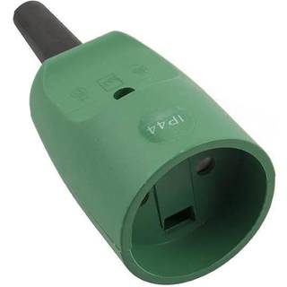 Forlængerled F5 forstærket u/jord. grøn hun