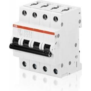 ABB Automatsikring C 25A, 4-polet C-karakteristik, brydeevne 6kA, 230/400V AC, 70mm bred S204-C25