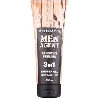 Dermacol Men Agent Sensitive Feeling Brusegel 3-i-1 250 ml - 250 ml