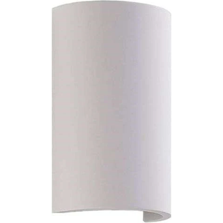 Lindby LED-væglampe Jenke, højde 16 cm, hvid, gips