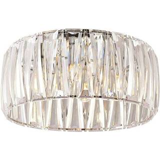 Lindby loftlampe Sofia, transparent, akryl, Ø 46cm