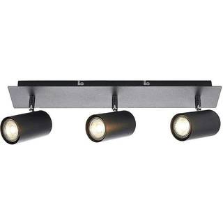 Lindby loftspot Joffrey, 49 cm, sort, 3 lyskilder, GU10