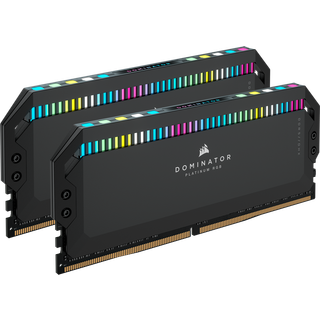 Corsair Dominator Platinum RGB DDR5-6000 - 32GB - CL36 - Dual Channel (2 pcs) - Intel XMP - Sort med RGB