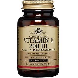 Solgar - Vitamin E 134 mg (200 IU) ren d-Alpha Tocopherol, 100 kapsler