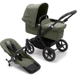 Bugaboo Donkey 5 Mineral Mono Komplet Klapvogn Black/Forest Green Stroller      Unisex