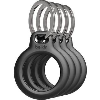Belkin Secure Holder with Keyring - Black (4-Pack)