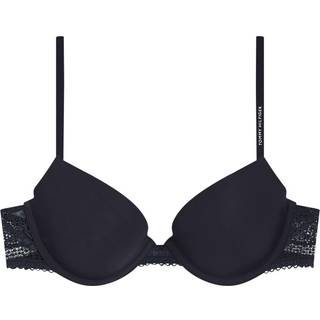Tommy Hilfiger Lace Trim Balconette Bra - Navy-2 - A 75 * Kampagne *
