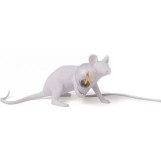 Seletti Mouse Lop Lying Down Bordlampe Hvid