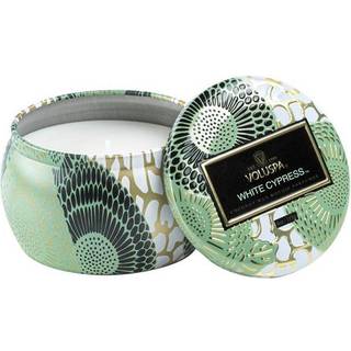 Voluspa Mini Decorative Tin Candle White Cypress 113g