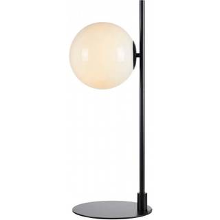 Dione bordlampe, messing/røggrå, glas, jern