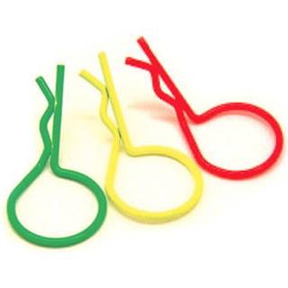 Fastrax fluorescerende gule store klip (8)