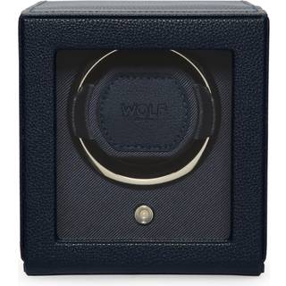 Wolf Cub Watch Winder 1 ur Blå Imiteret Læder 461117 - Unisex - Faux Leather
